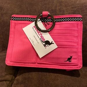 Bright Pink Pouchee Purse Organizer